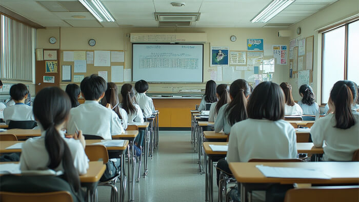 中学生の頃のテストをする夢